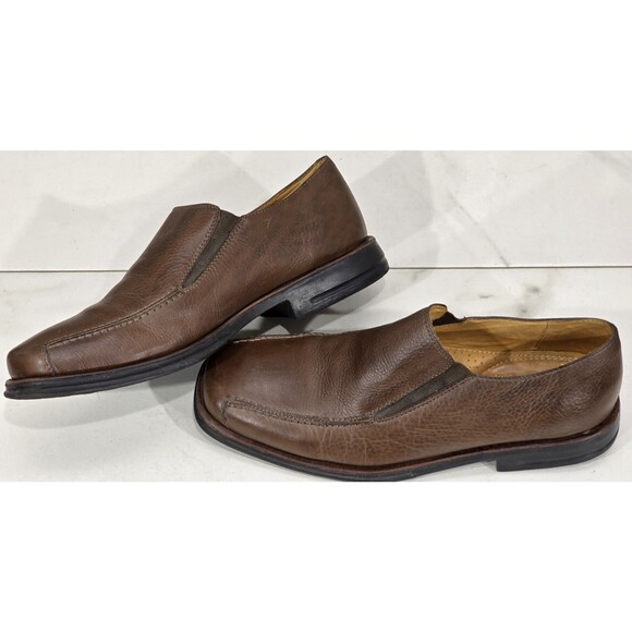 Sandro Muscoloni Men\'s Leather Loafers Slip On Shoe Comfort Gel Brown 10D Brazil main image 8